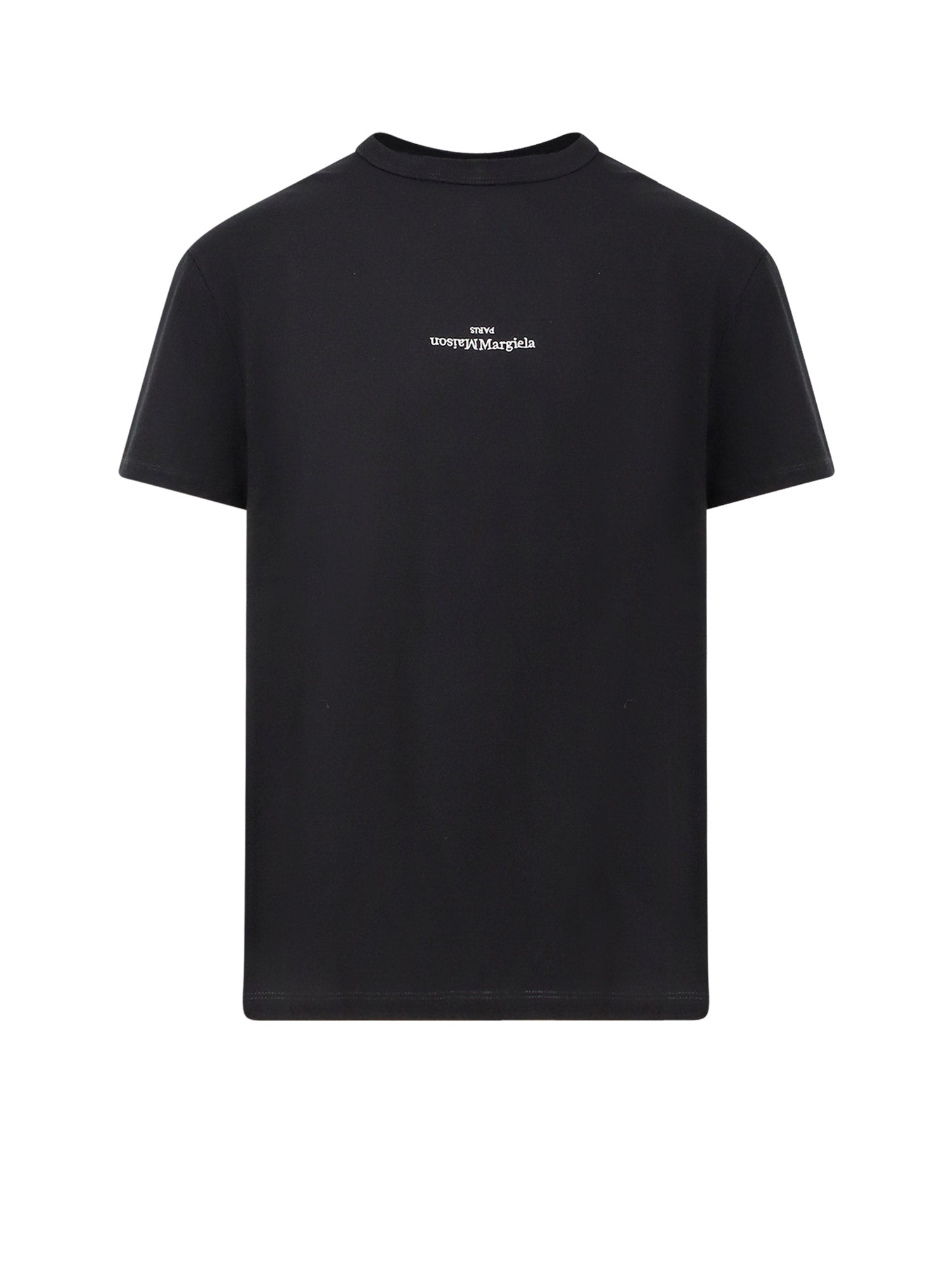 Maison Margiela T-shirts and Polos Black Tessuto Primario: Cotone