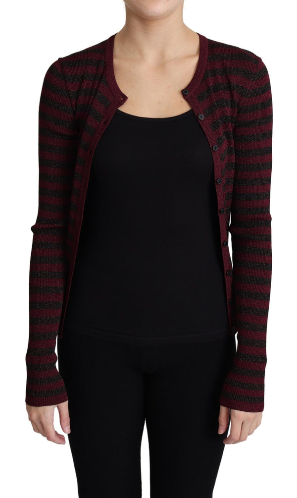 Dolce & Gabbana 77% Viscose 23% Polyester cardigan in black