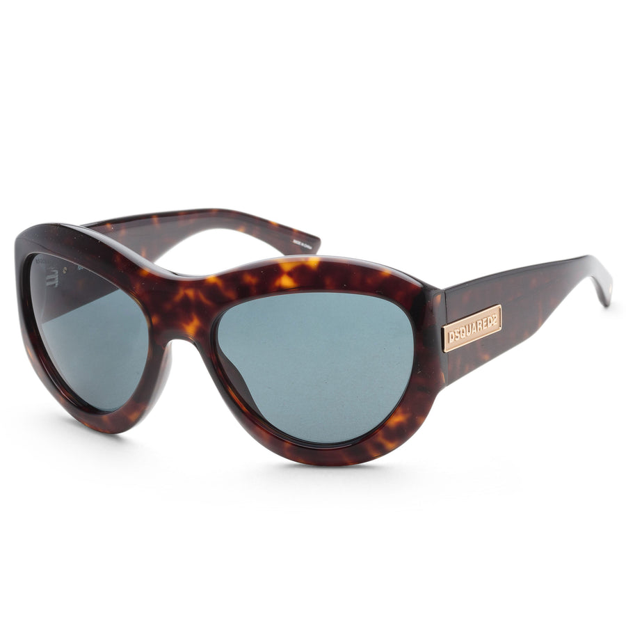 Preloved - Dsquared2 Womens 59 Mm Havana Sunglasses D20072s-0086-Ku One Color