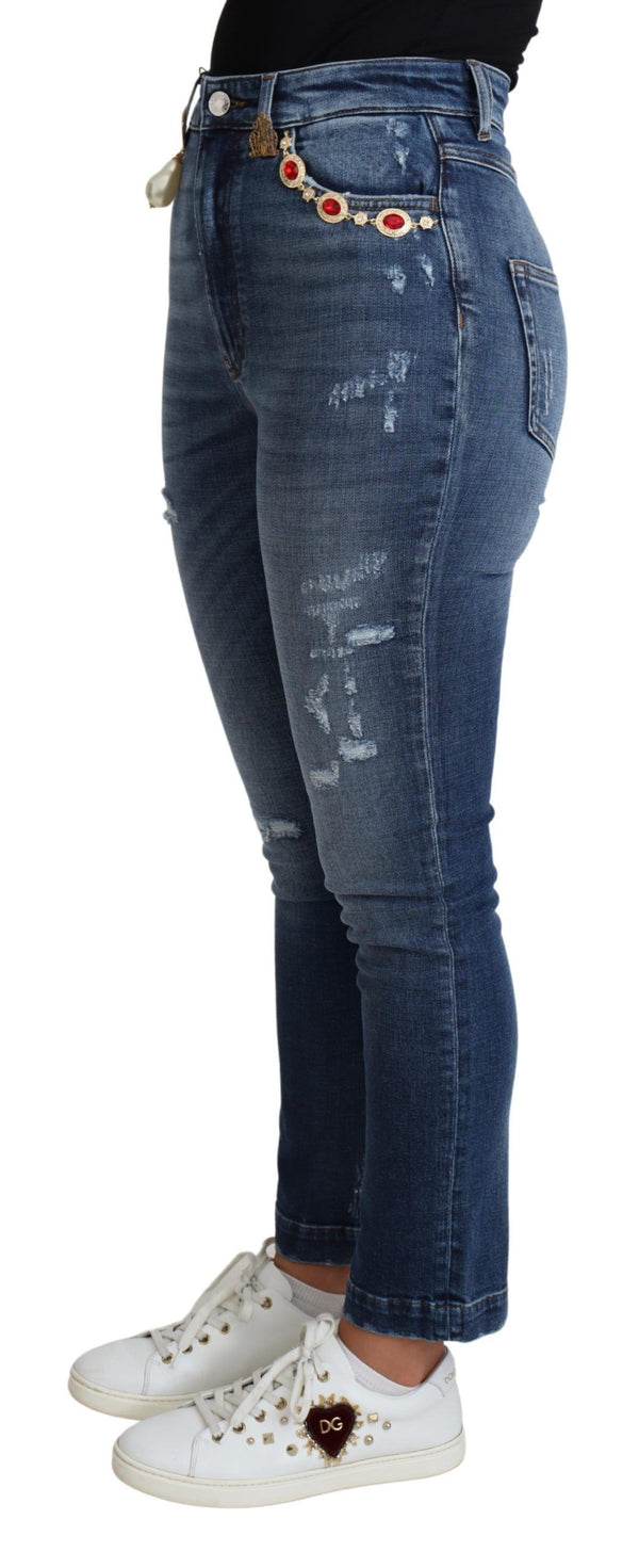Dolce & Gabbana 97% Cotton jeans in blue