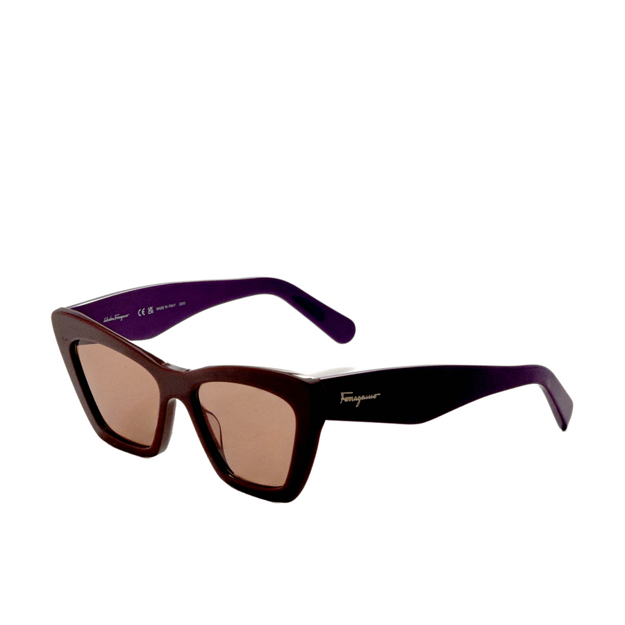 Preloved - Ferragamo Womens 55mm Dark Brown Sunglasses Sf929s-209-55 One Color