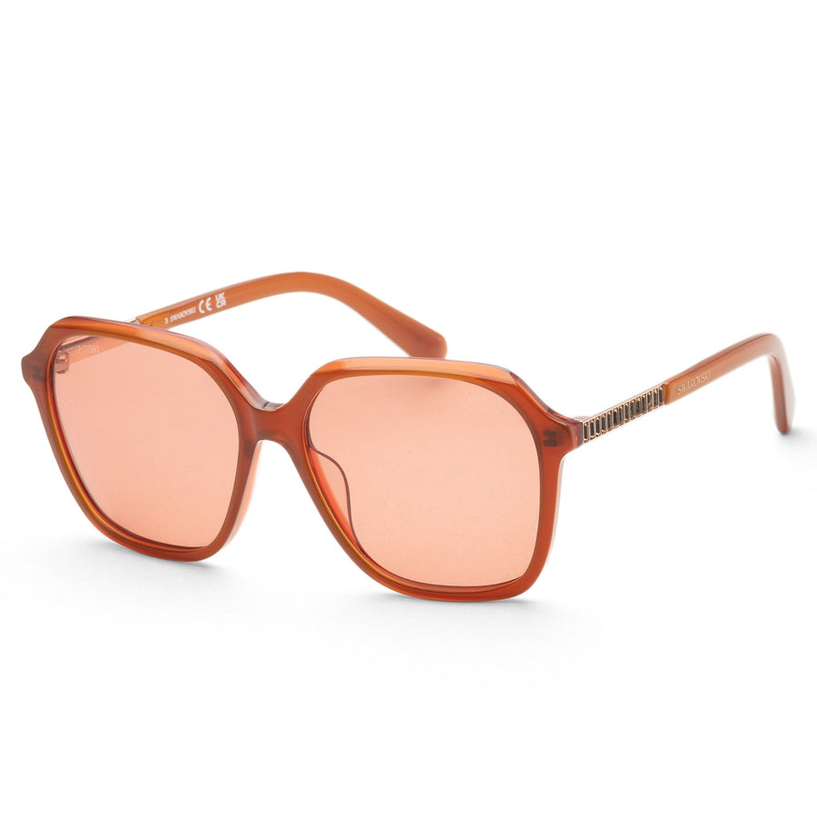 Preloved - Swarovski Womens 56 Mm Orange Sunglasses Sk0390-5642j One Color