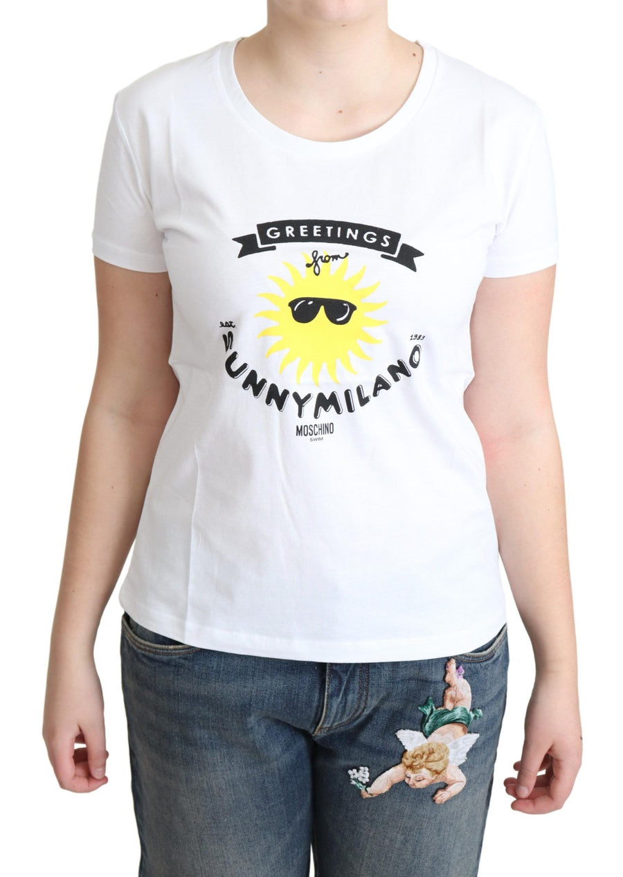 Moschino 100% Cotton t-shirt in white