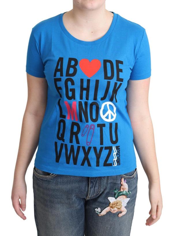 Moschino 100% Cotton t-shirt in blue