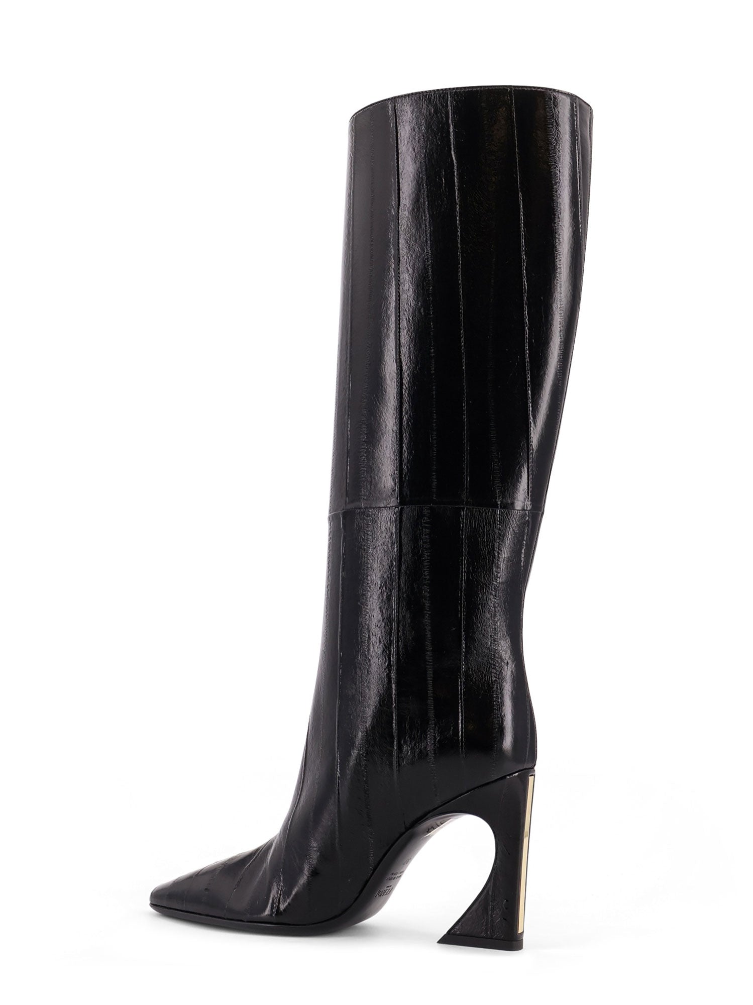 Fendi Boots Black Pelle Di Missina