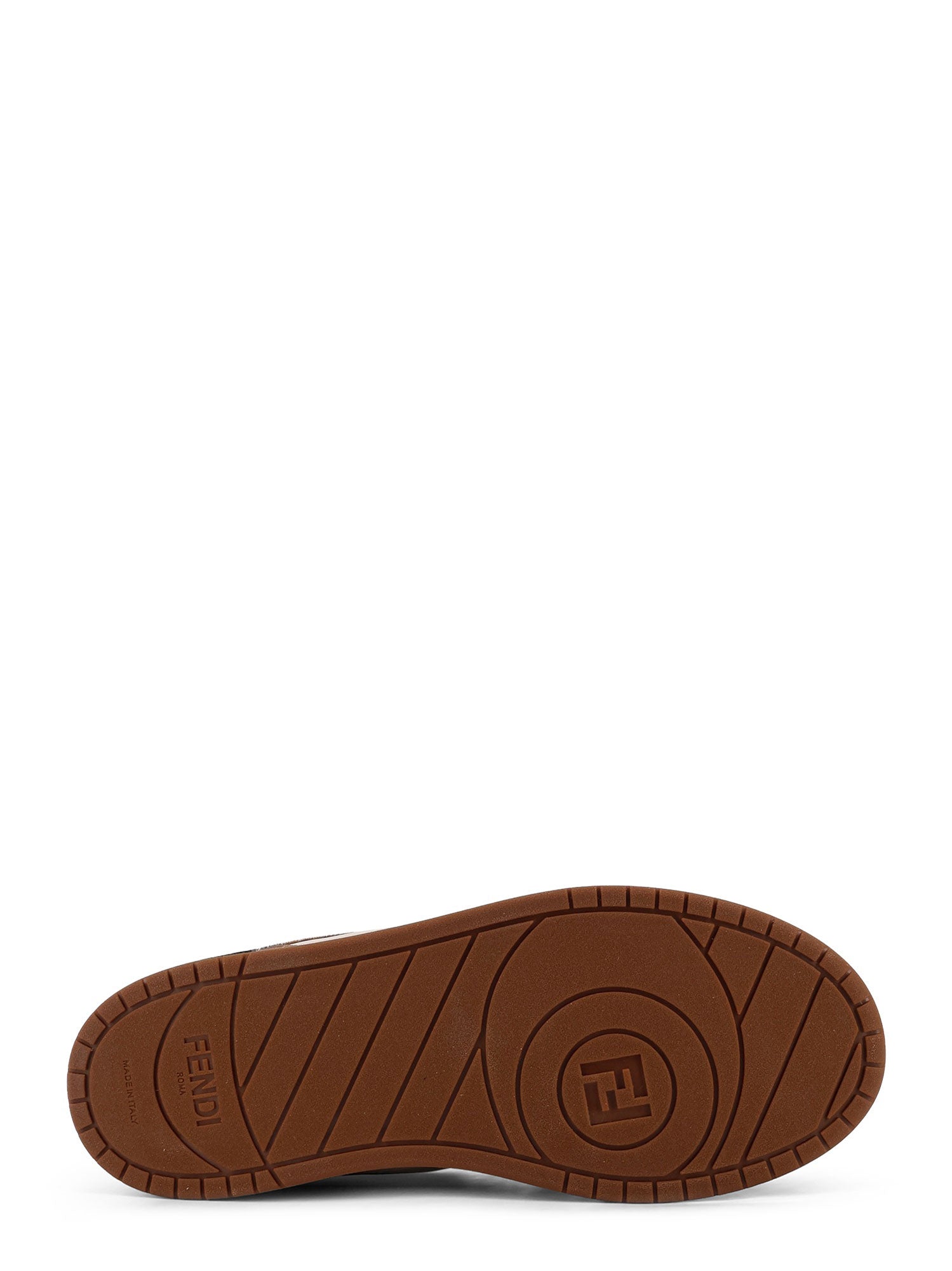 Fendi Sneakers Nat.brown+nero+garza Suede/cavallino