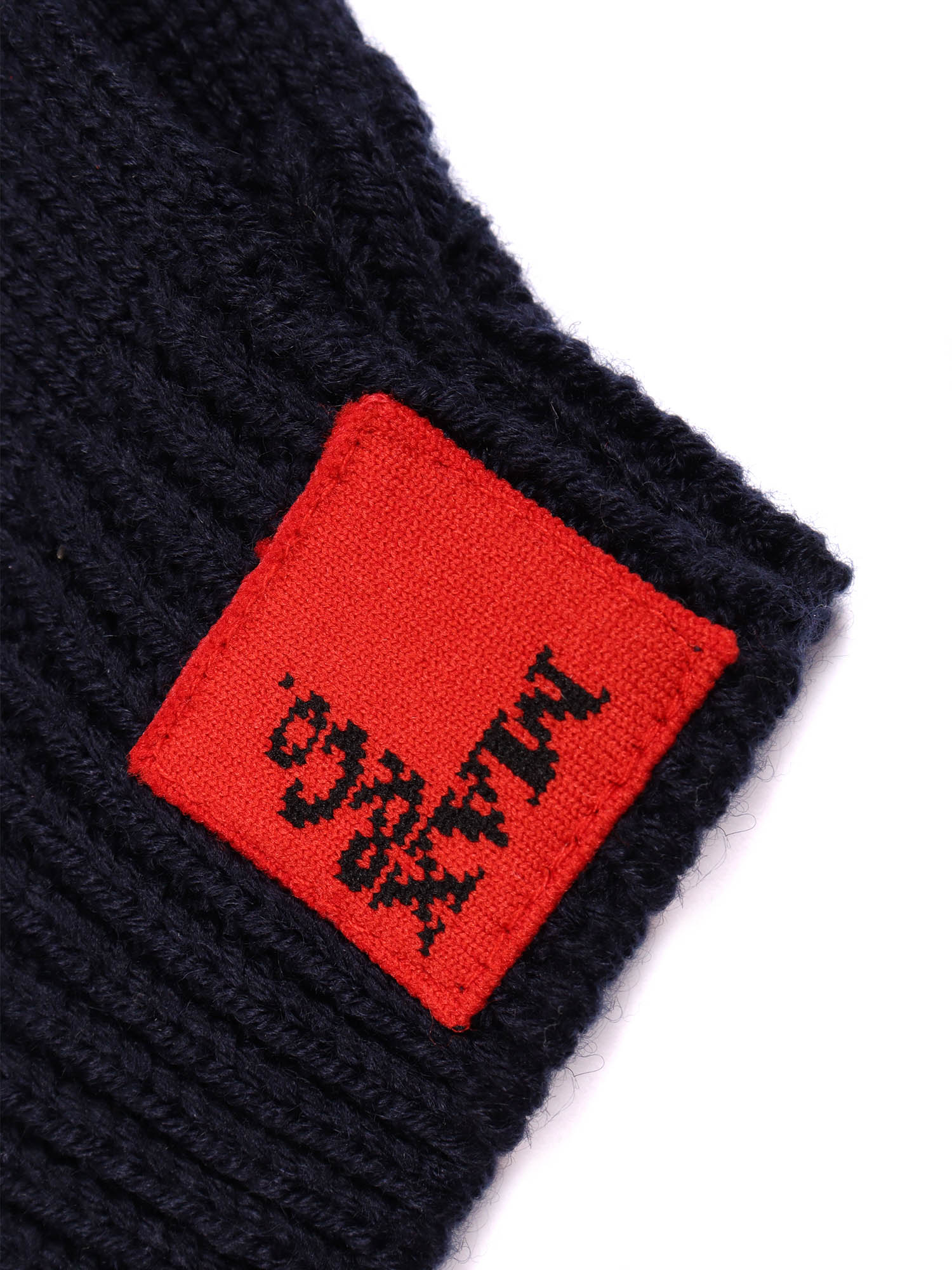 Gloves Blue Wool Acrylic