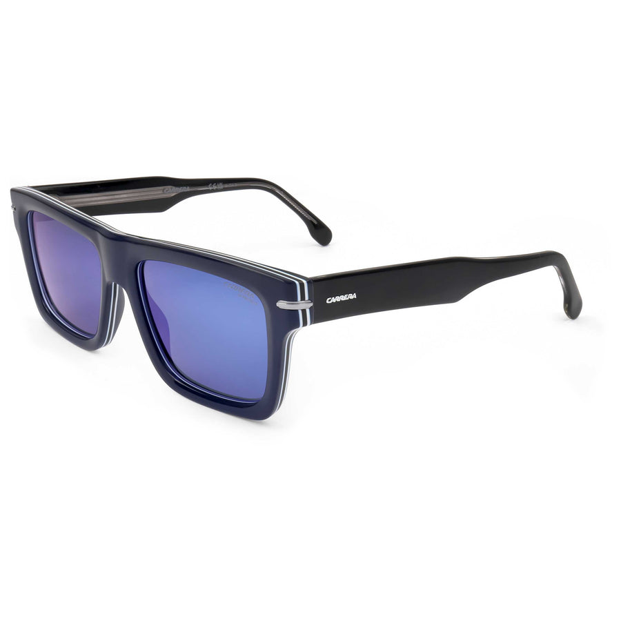 Preloved - Carrera Unisex 54mm Blue Stripes Sunglasses Carrera305-S-Y00-54 One Color