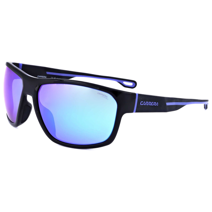 Preloved - Carrera Mens 63mm Black Blue Sunglasses Carrera4018-S-D51-63 One Color