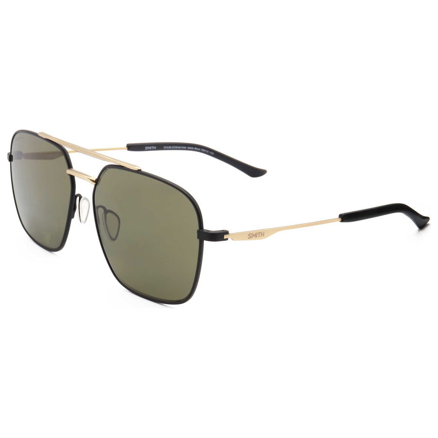 Preloved - Smith Optics Unisex 58mm Matte Black Gold Sunglasses Doubledsam-I46-58 One Color