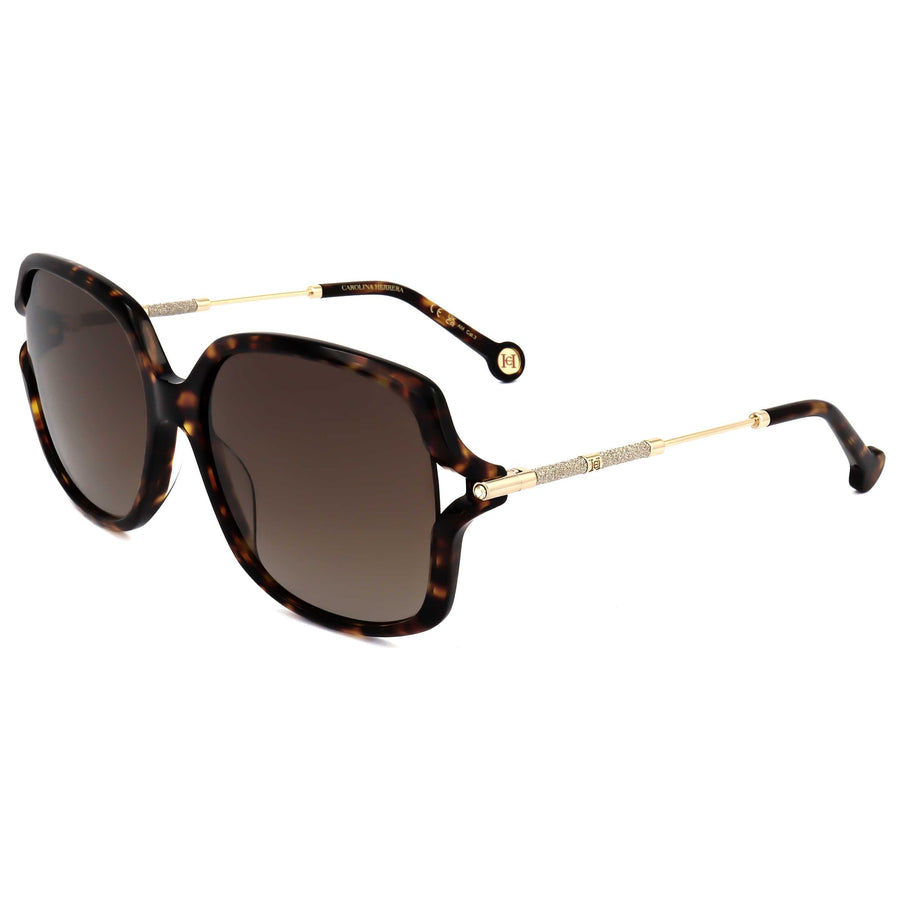Preloved - Carolina Herrera Womens 58mm Havana Sunglasses Her0132gs-0086-Ha One Color