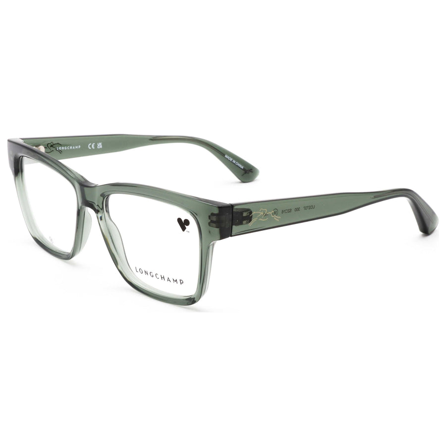 Preloved - Longchamp Womens Fashion 52 Mm Transparent Green Eyeglasses Lo2737-300 One Color
