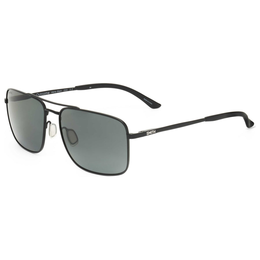 Preloved - Smith Optics Unisex 59mm Matte Black Polarized Sunglasses Outcome-003-59 One Color