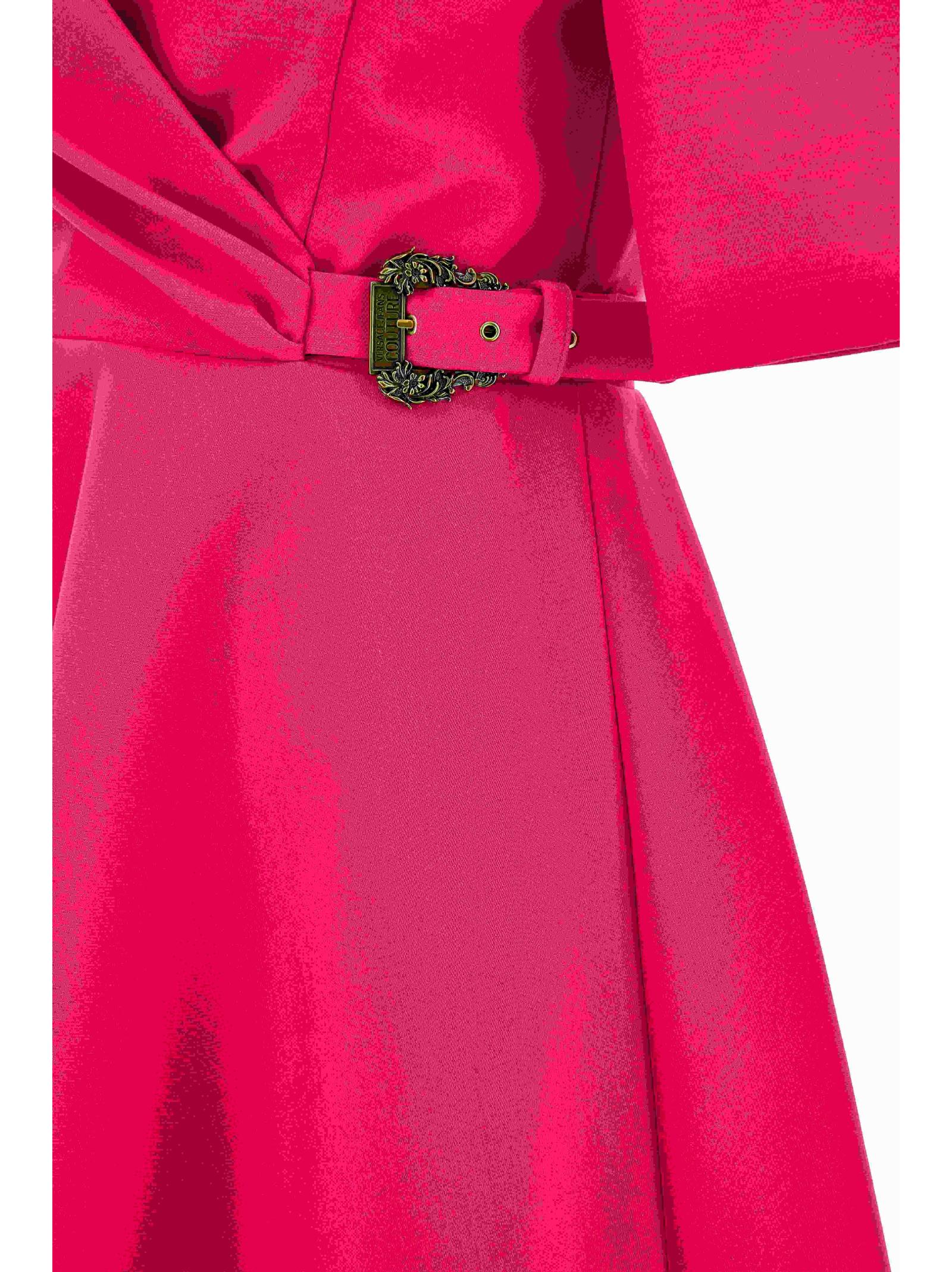 VERSACE JEANS COUTURE Dresses Pink Viscosa Poliammidica Elastam