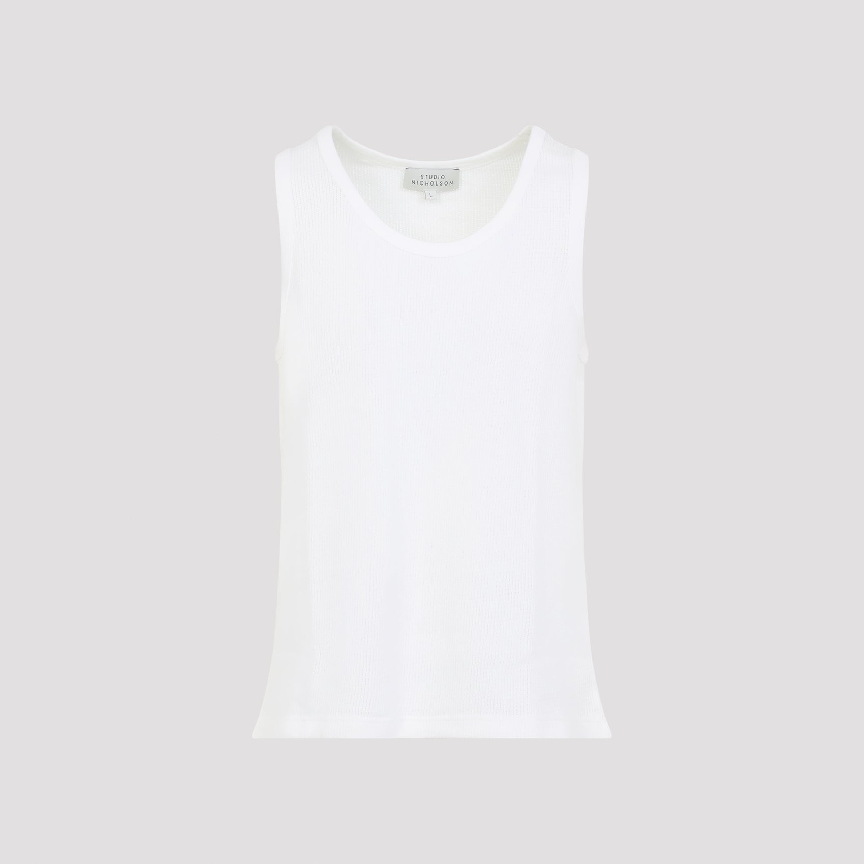 Razim Vest White Cotton Tshirt