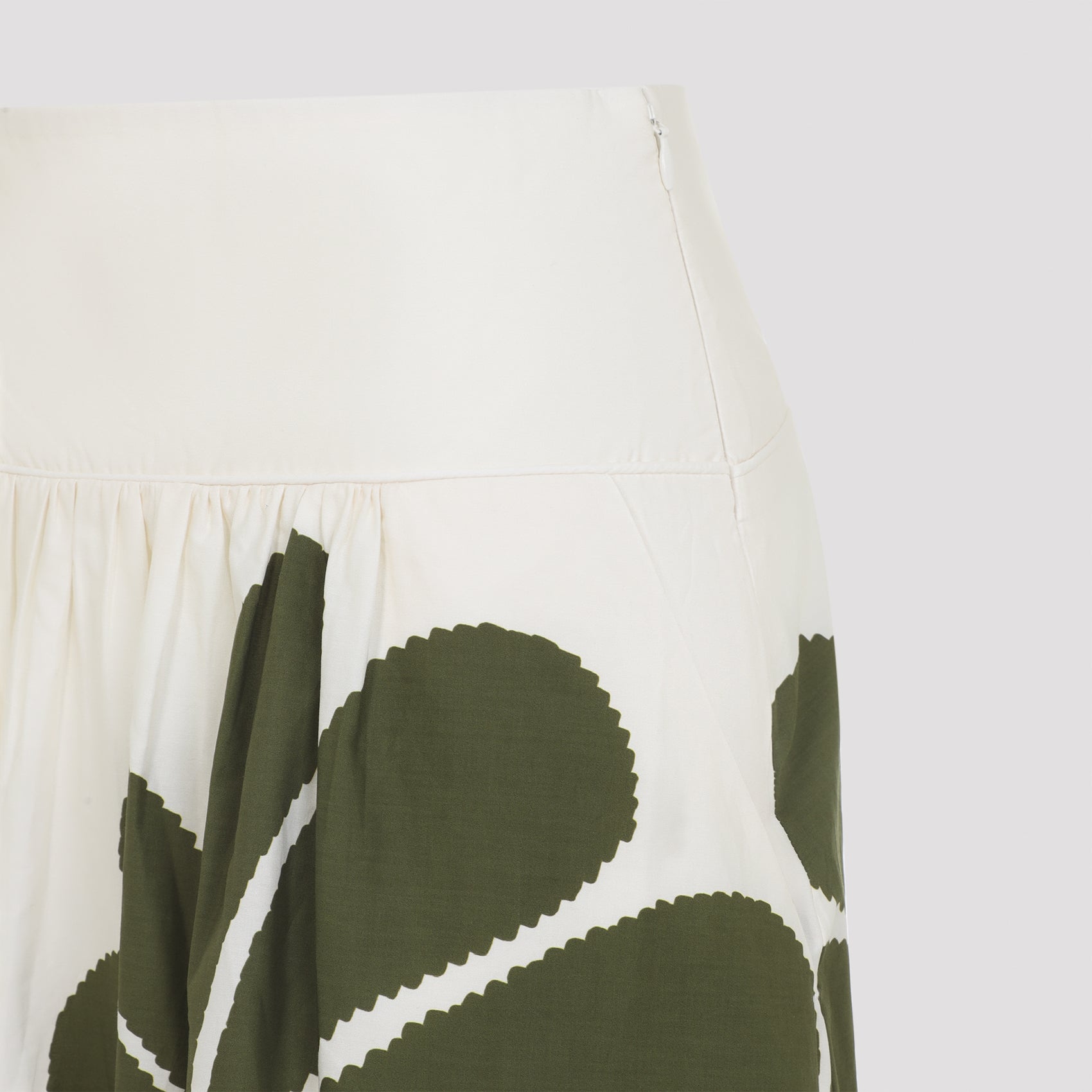 Farm Bio Palermo Green Midi Skirt Cotton