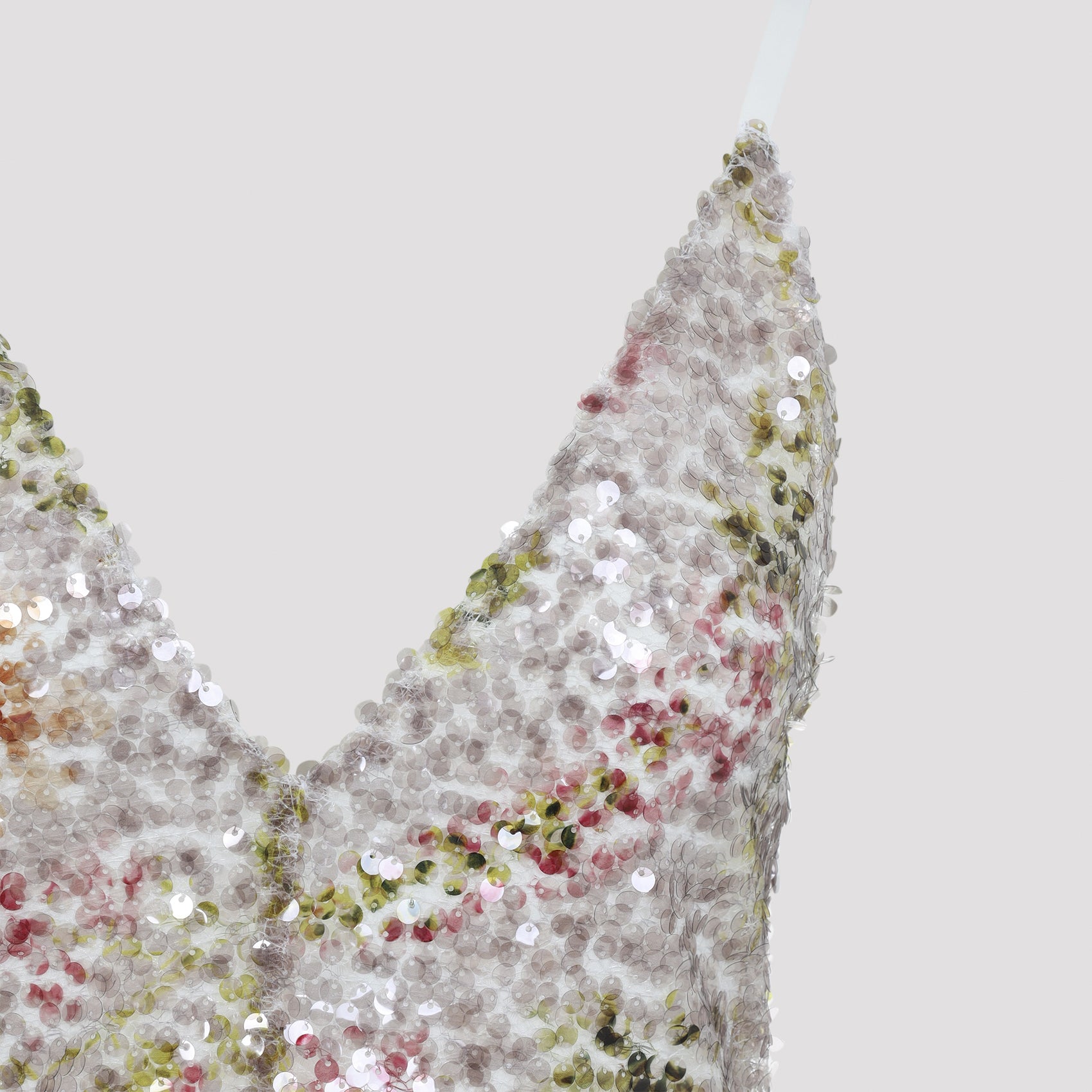 Paillettes Long Dress Multicolour Polyester