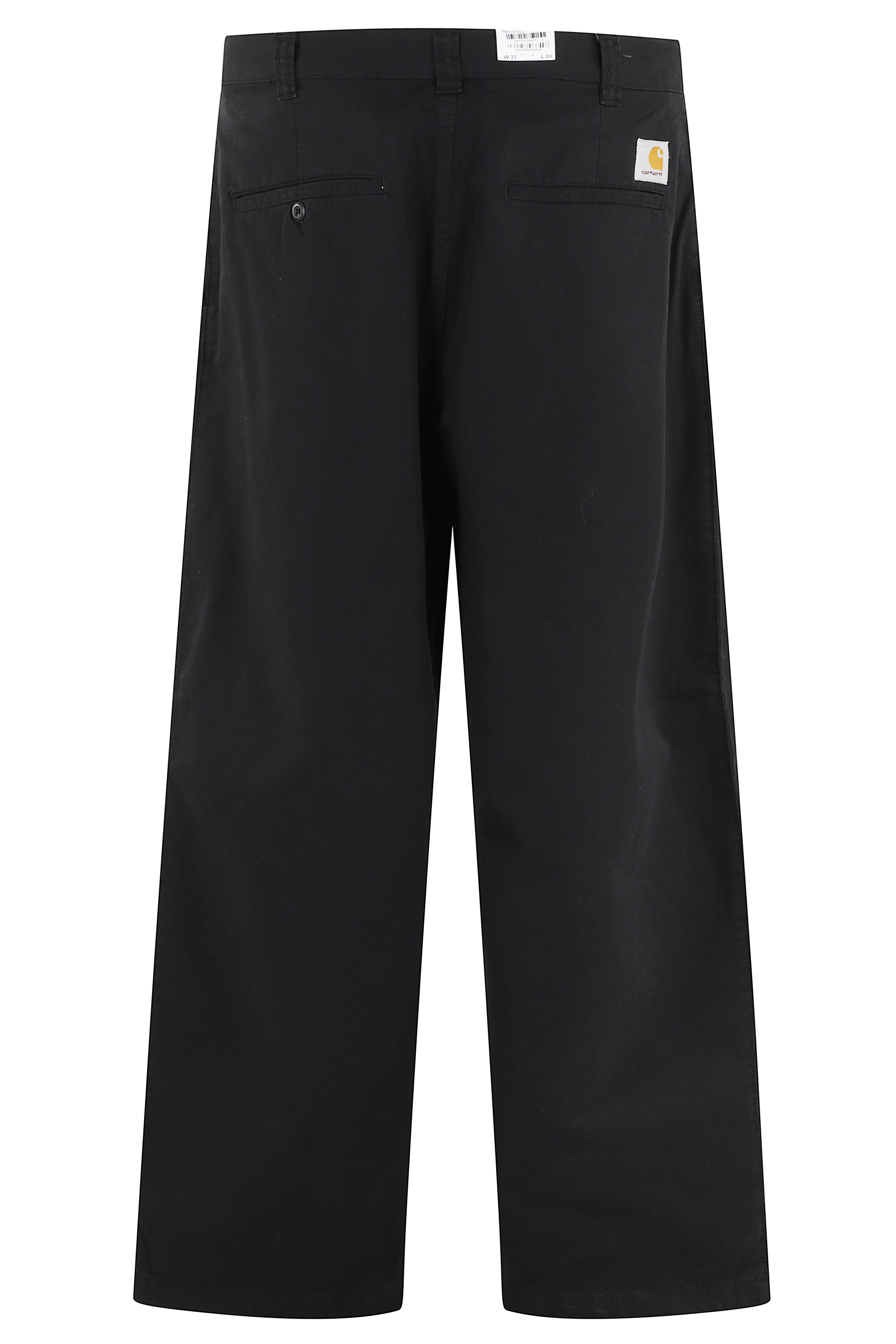 Merrick Pant Black Cotone Pantaloni