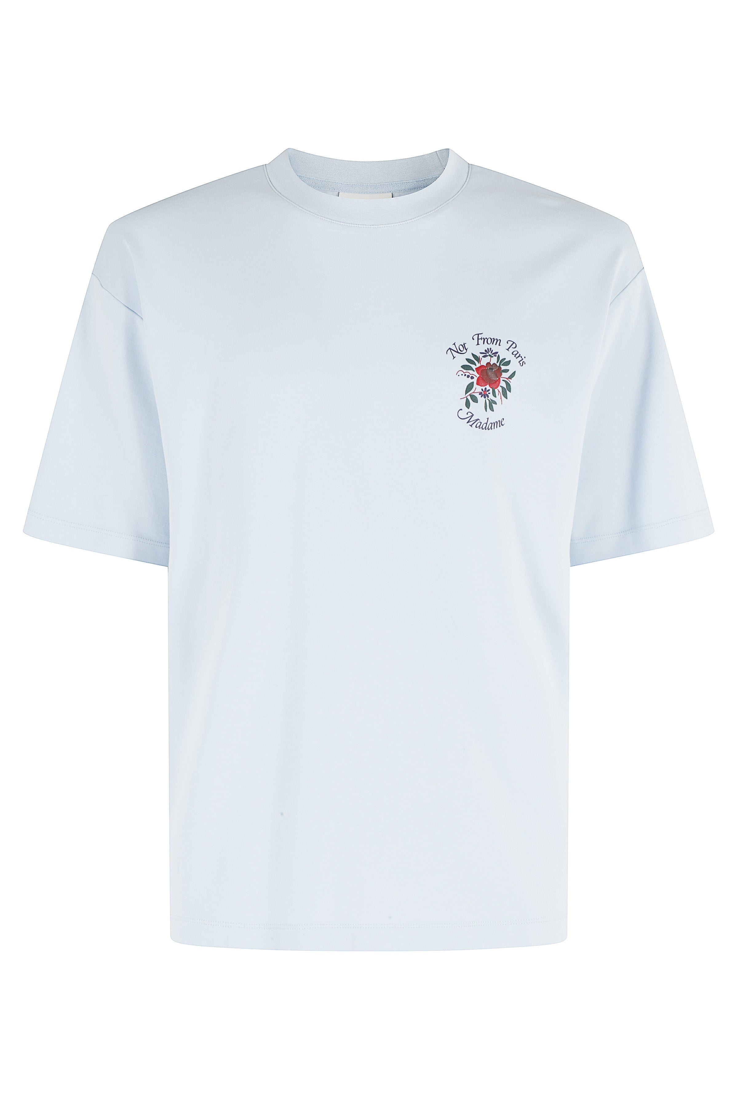 Tshirt Rose Blue Cotone T-shirt