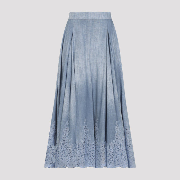 Ermanno Scervino Viscose Midi Skirt
