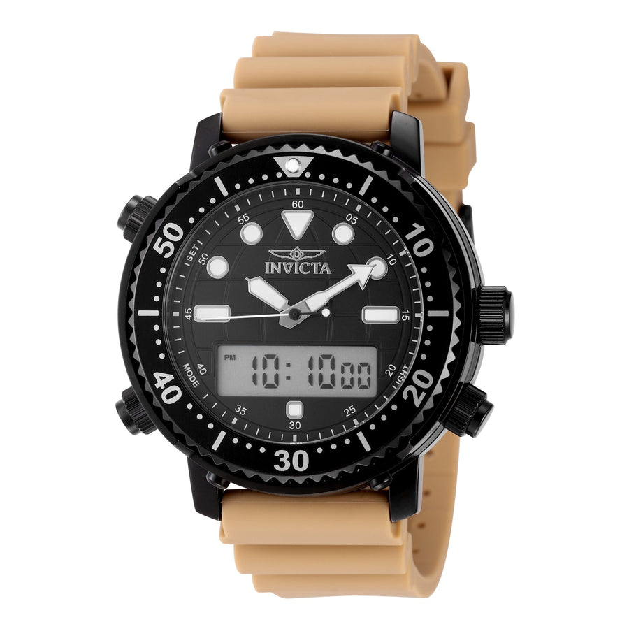 Preloved - Invicta Mens Pro Diver 46.5mm Digital Chronograph Watch In-49452 One Color Watches