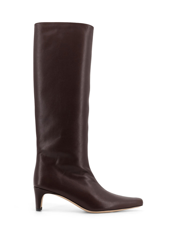 Staud Boots Brown Pelle
