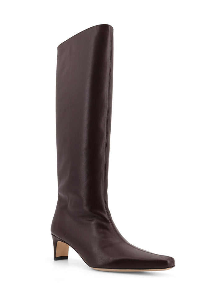 Staud Boots Brown Pelle