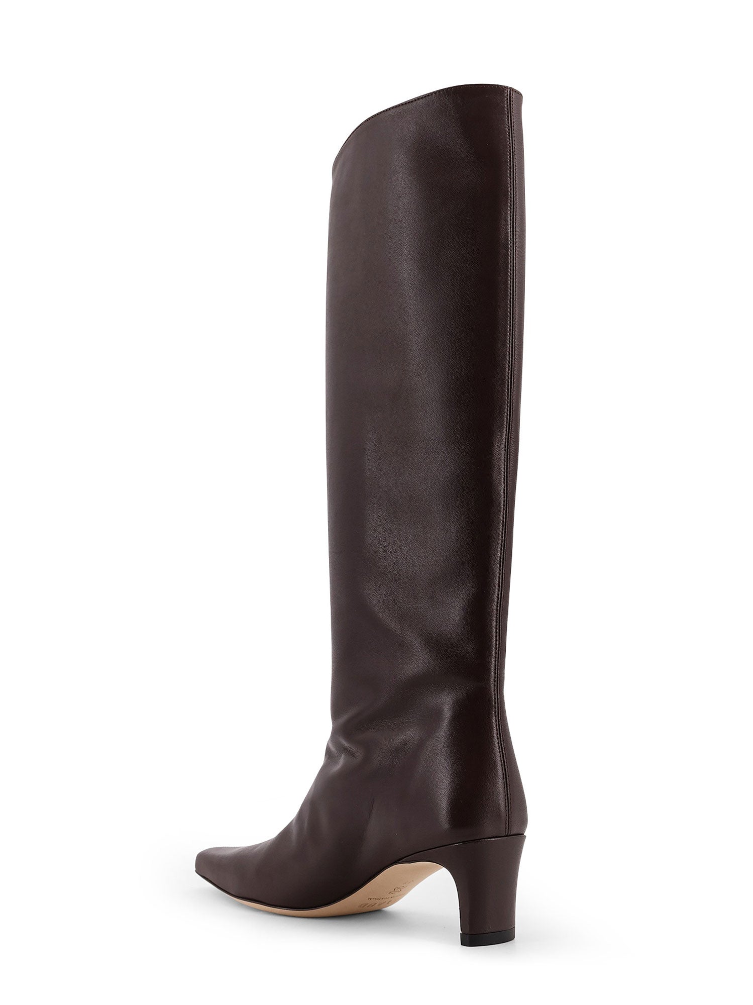 Staud Boots Brown Pelle