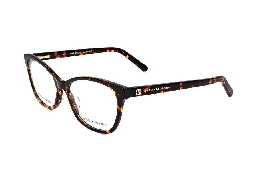 Preloved - Marc Jacobs Womens 53mm Brown Havana Eyeglasses Marc539-Wr9-53 One Color