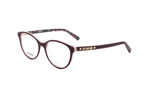 Preloved - Love Moschino Womens 52mm Plum Eyeglasses Mol525-0t7-52 One Color