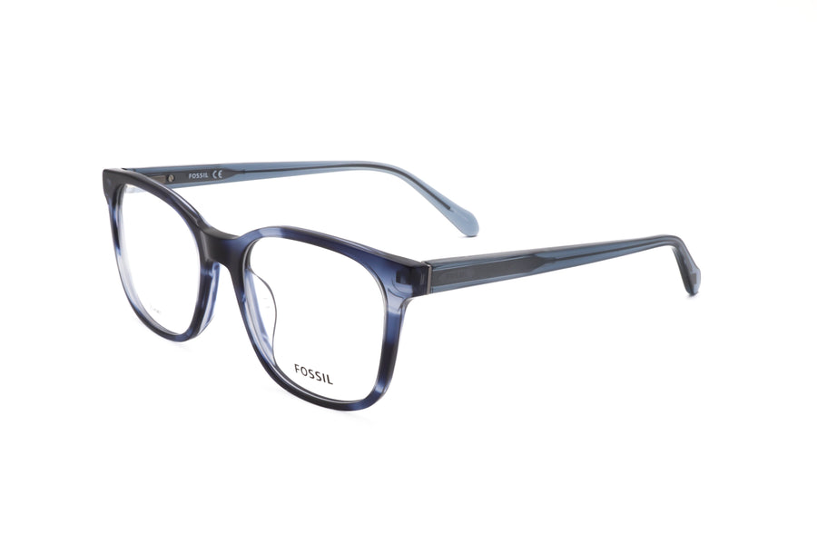 Preloved - Fossil Mens 53 Mm Blue Horn Eyeglasses Fos7135-G-38i-53 One Color
