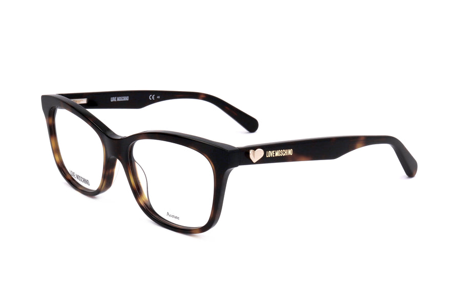 Preloved - Moschino Womens 52mm Havana Eyeglasses Mol517-086-52 One Color
