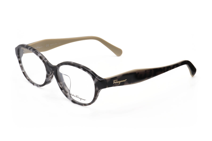 Preloved - Ferragamo Womens 52mm Grey Havana Eyeglasses Sf2856a-056-52 One Color