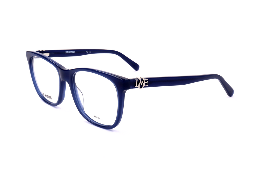 Preloved - Love Moschino Womens 52mm Blue Eyeglasses Mol520-Pjp-52 One Color