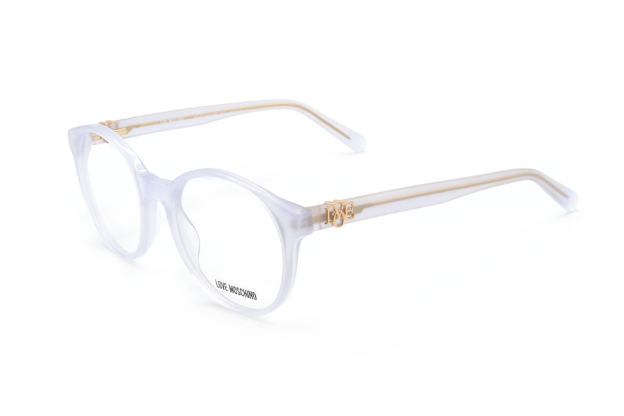 Preloved - Moschino Love Womens 49 Mm White Eyeglasses Mol523-Sam-Vk6-49 One Color