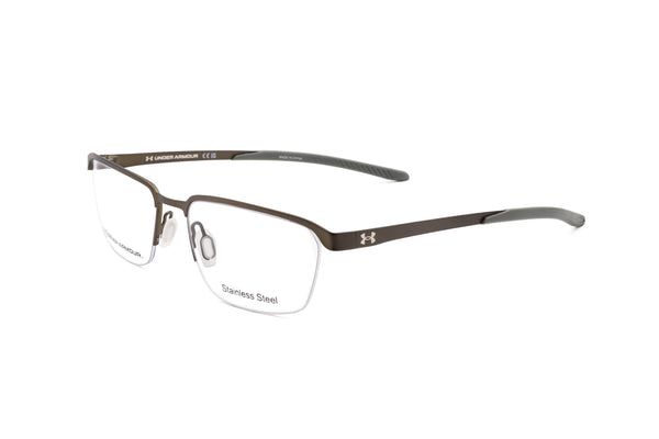 Preloved - Under Armour Mens 54mm Grey Brown Eyeglasses Ua5051-G-S05-54 One Color