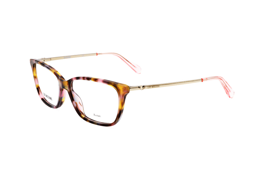 Preloved - Love Moschino Womens 52mm Havana Pink Eyeglasses Mol550-0t4-52 One Color