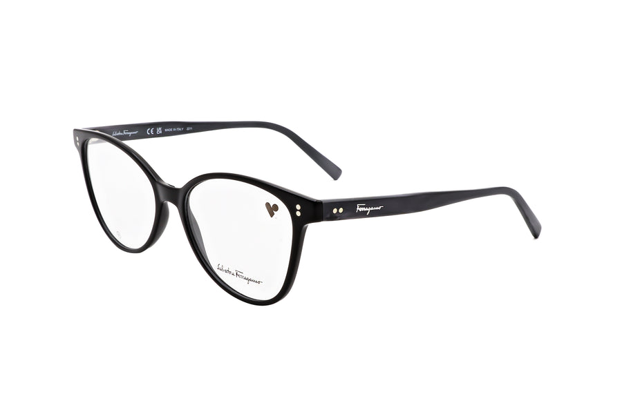 Preloved - Ferragamo Womens 54mm Black Eyeglasses Sf2948-004-54 One Color