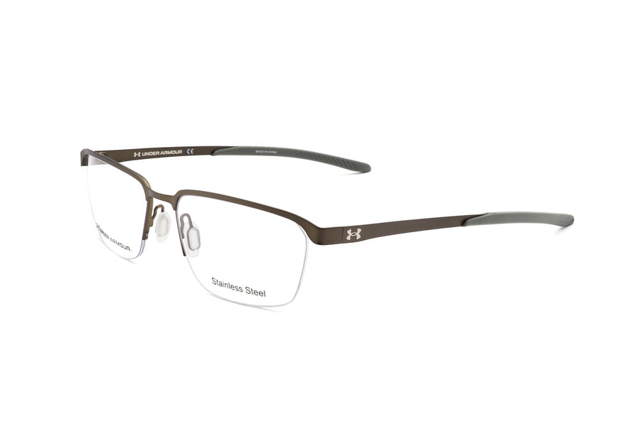 Preloved - Under Armour Mens 56mm Grey Brown Eyeglasses Ua5051-G-S05-56 One Color