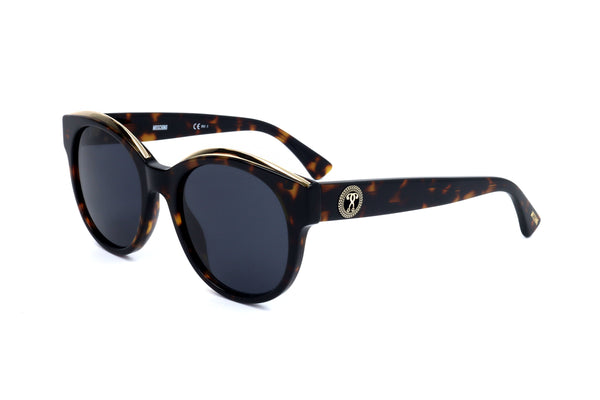 Preloved - Moschino Womens 52mm Dark Havana Sunglasses Mos033-S-086-52 One Color