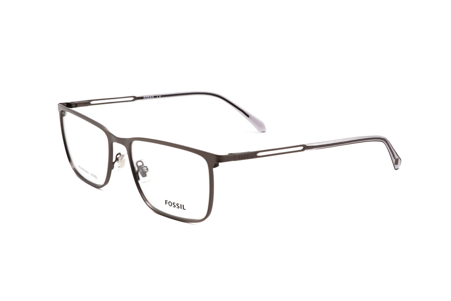 Preloved - Fossil Mens 55mm Matte Dark Ruthenium Eyeglasses Fos7129-R80-55 One Color