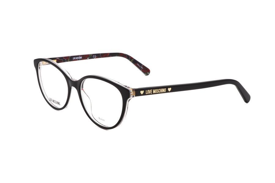 Preloved - Moschino Womens 52mm Black Eyeglasses Mol525-807-52 One Color