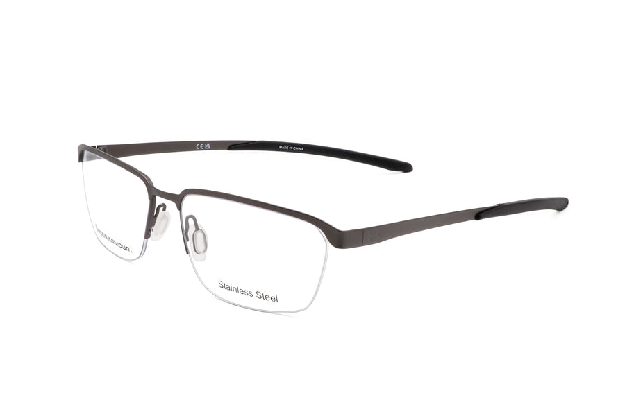 Preloved - Under Armour Mens 56mm Matte Dark Ruthenium Eyeglasses Ua5051-G-R80-56 One Color