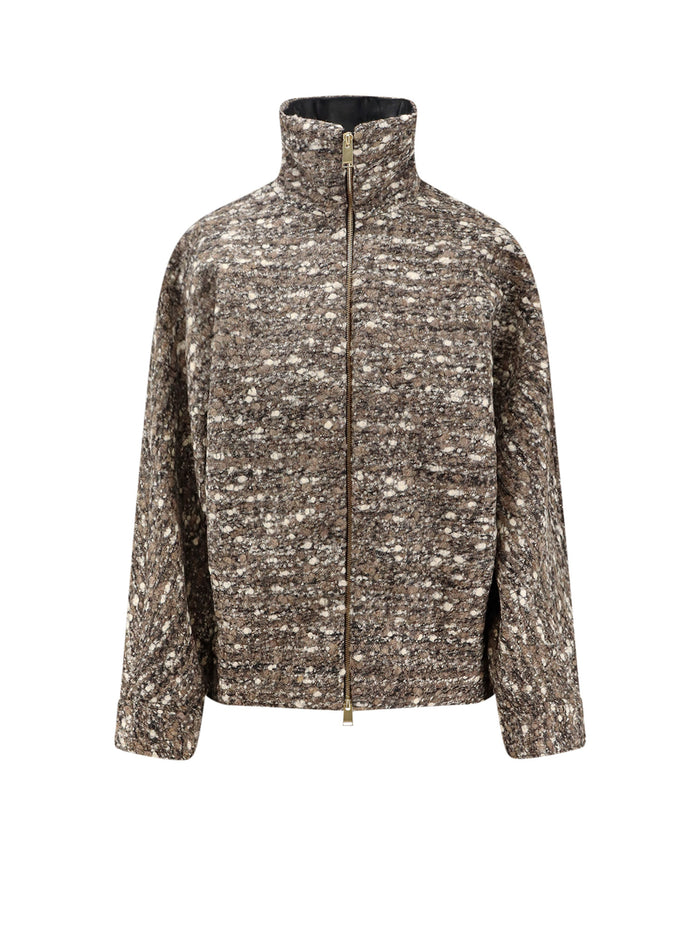 Darkpark Jackets Brown Beige Lana Poliestere