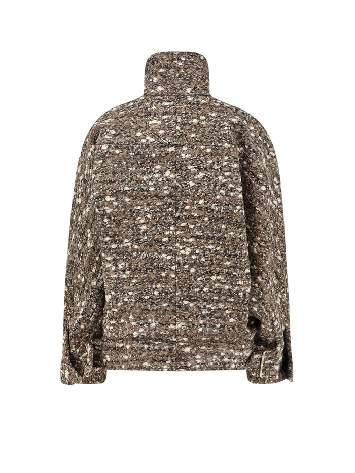 Darkpark Jackets Brown Beige Lana Poliestere