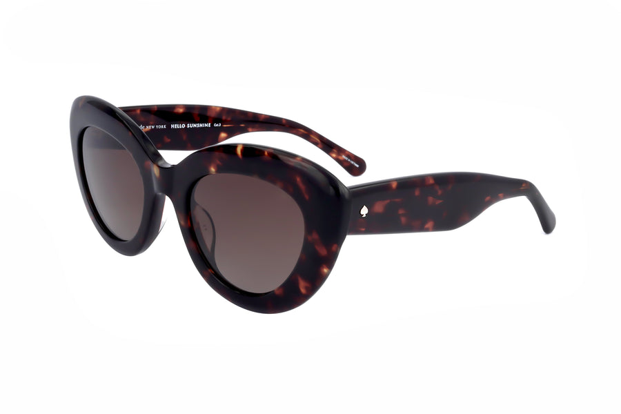 Preloved - Kate Spade Womens 50mm Havana Sunglasses Capri-G-S-086-50 One Color