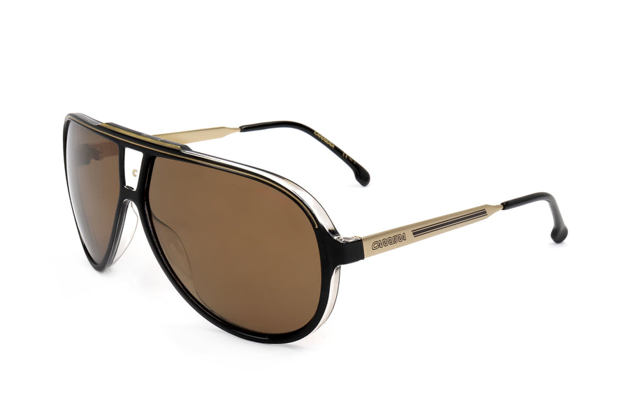 Preloved - Carrera Mens 63mm Black Gold Sunglasses Carrera1050-S-2m2-63 One Color