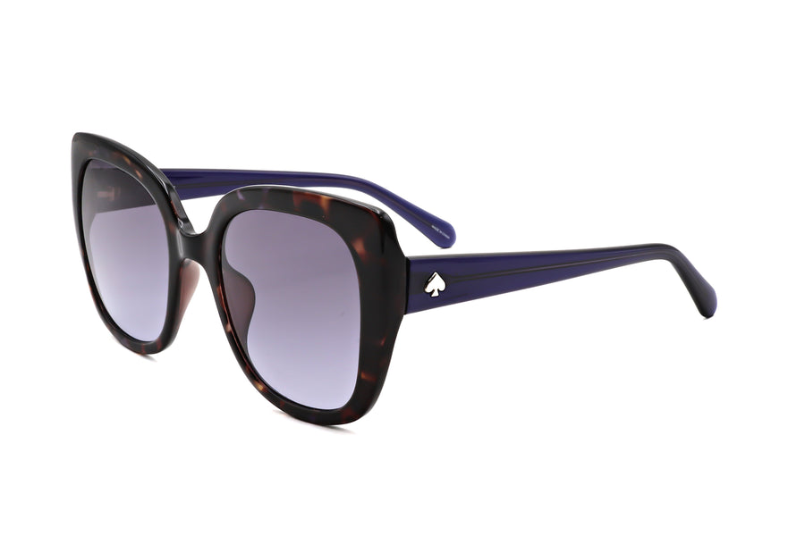 Preloved - Kate Spade Womens 56mm Blue Havana Sunglasses Shaina-O-S-Jbw-56 One Color