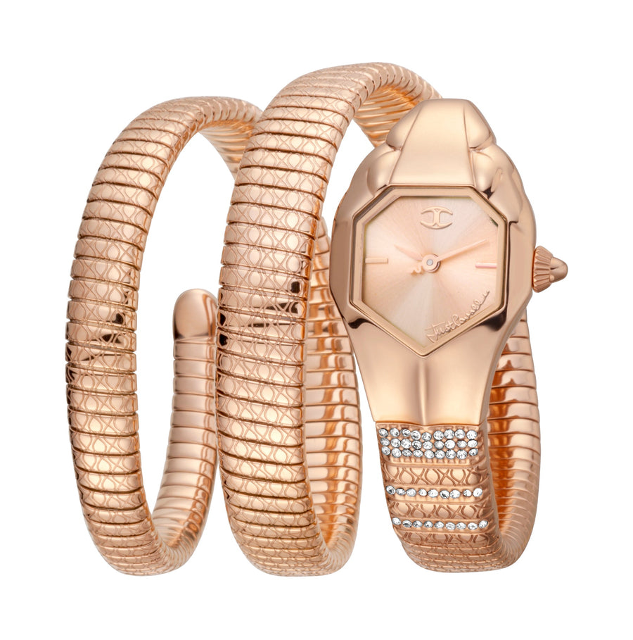 Preloved - Just Cavalli Womens Glam Snake 22mm Quartz Watch Jc1l112m0035 One Color Watches