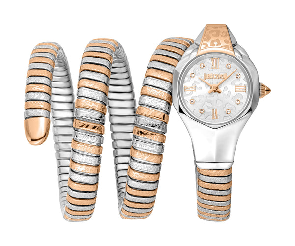 Preloved - Just Cavalli Womens Snake 22mm Quartz Watch Jc1l271m0065 One Color Watches